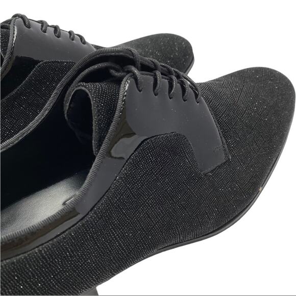 Aldo Mens 12 Dress Shoe Formal Patent tie shine sparkle Classic Aloalian 92 - Picture 11 of 15